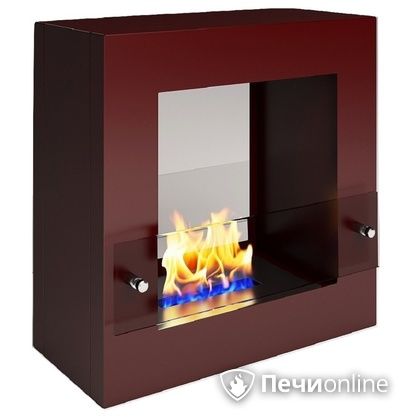 Биокамин ЭкоЛайф Cube Glass black burgundy Арома, c250 в Мытищах